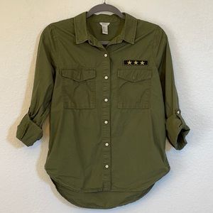 Woman’s Medium Forever21 military style shirt